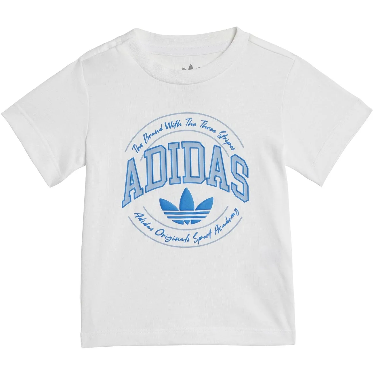 adidas Originals White/Night Indigo Shorts Tee Set