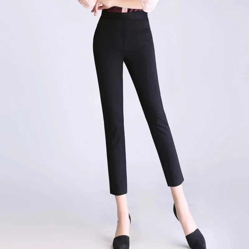 Amy Fashion - Candy Color Stretch Pencil Capris Pants