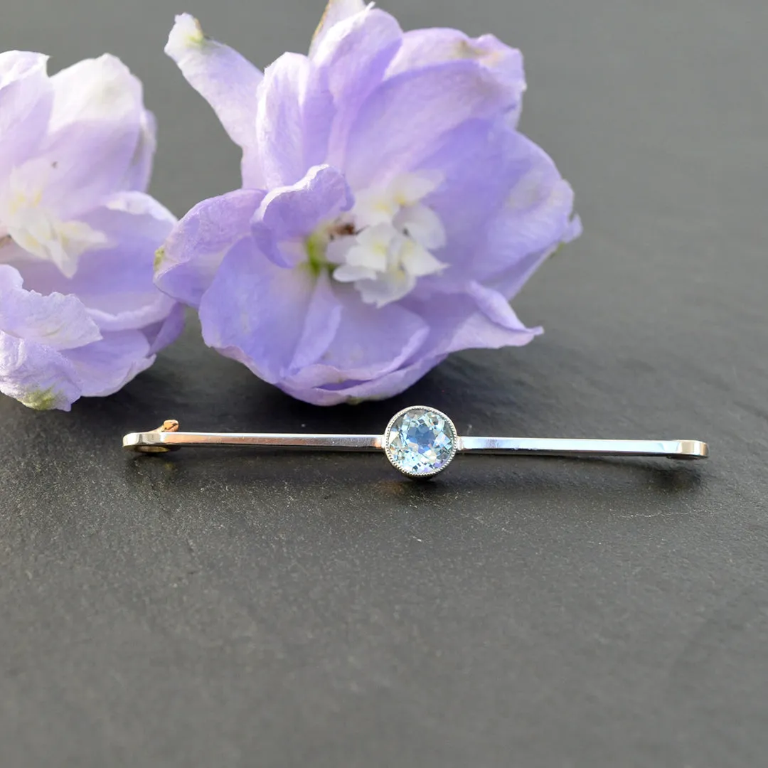 Aquamarine Stock Pin