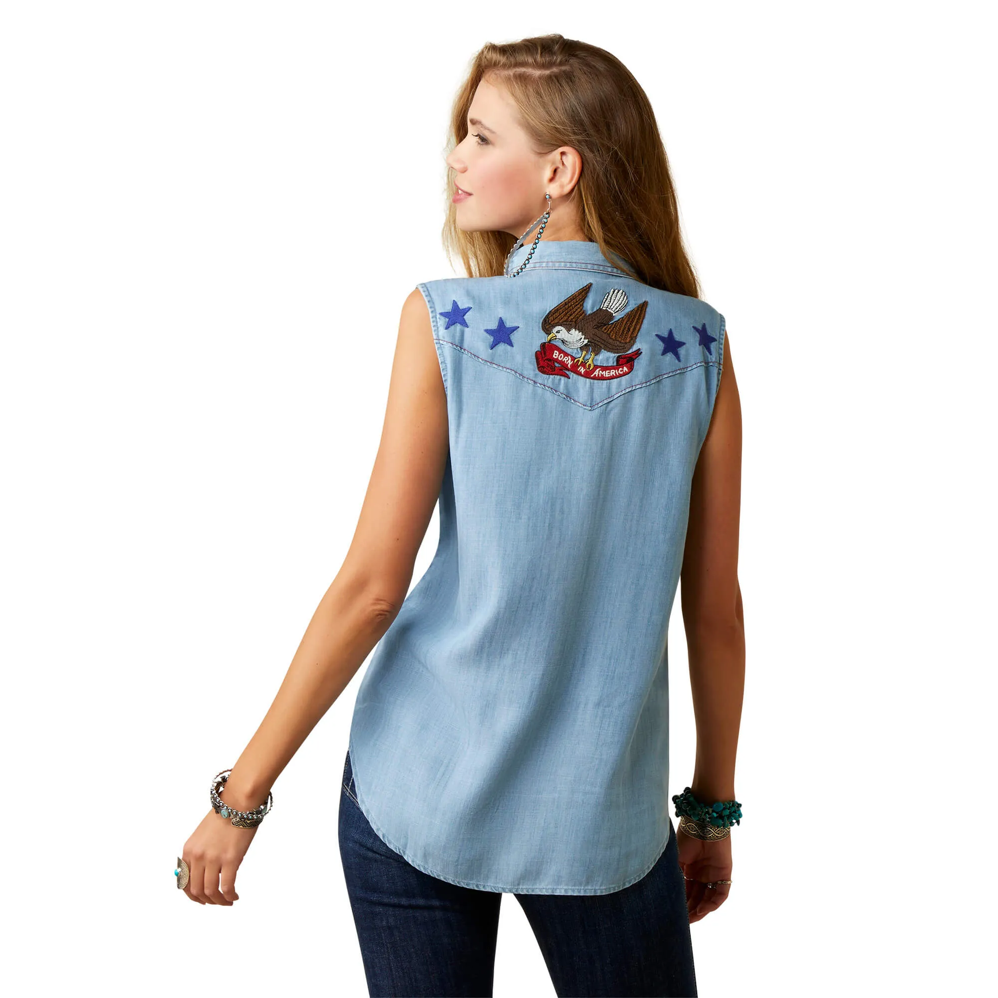 Ariat Ladies Liberty Embroidered Top 10045011