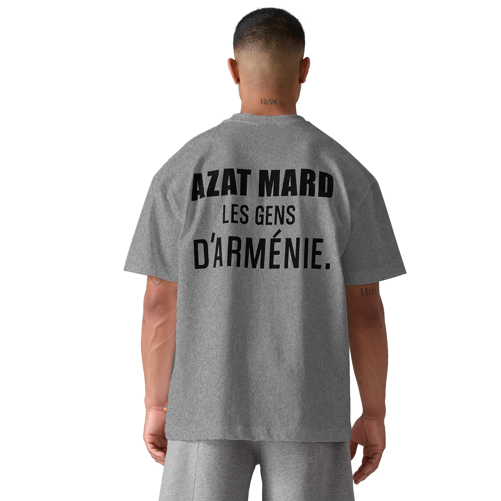 Azat Mard Les Gens T Shirt Grey