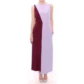 Barbara Casasola Elegant Long Silk Gown in Lavender