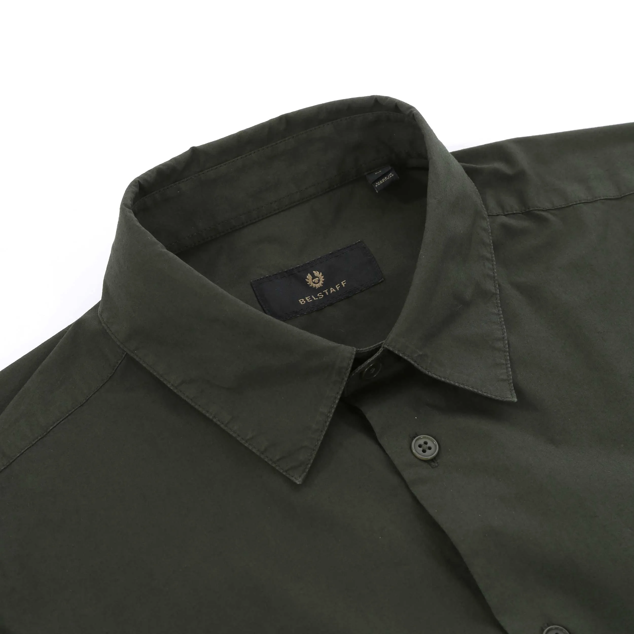 Belstaff Pipe Shirt in Tile Green