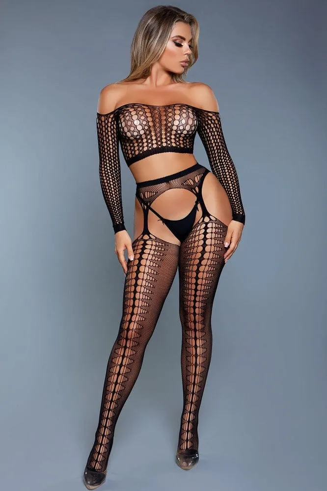 BeWicked Run The World Bodystocking