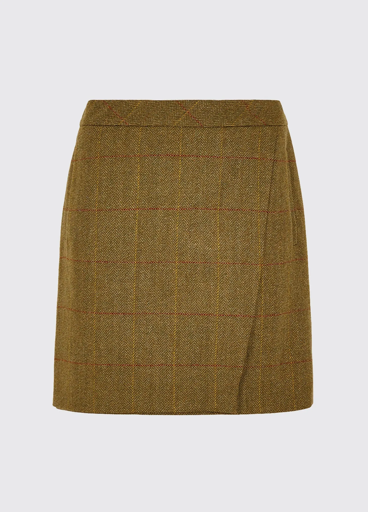 Buckthorn Tweed Skirt - Elm