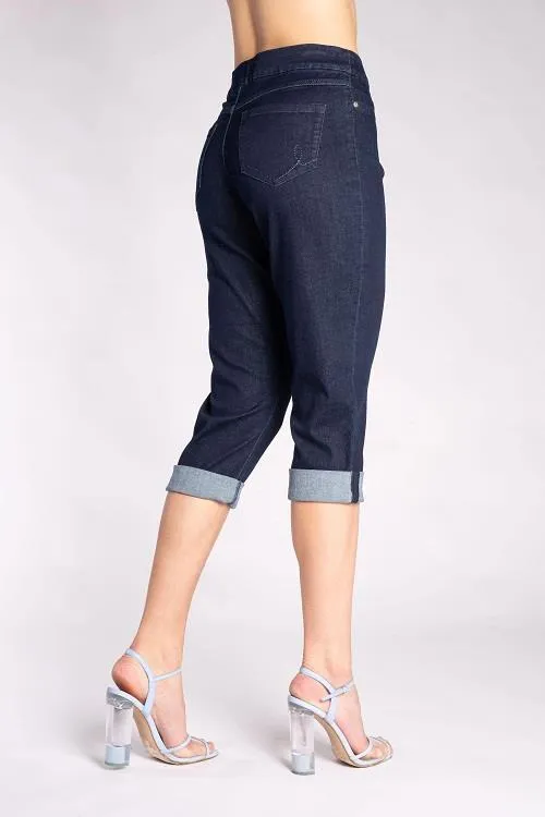 Carreli Denim Capri #BP-0086