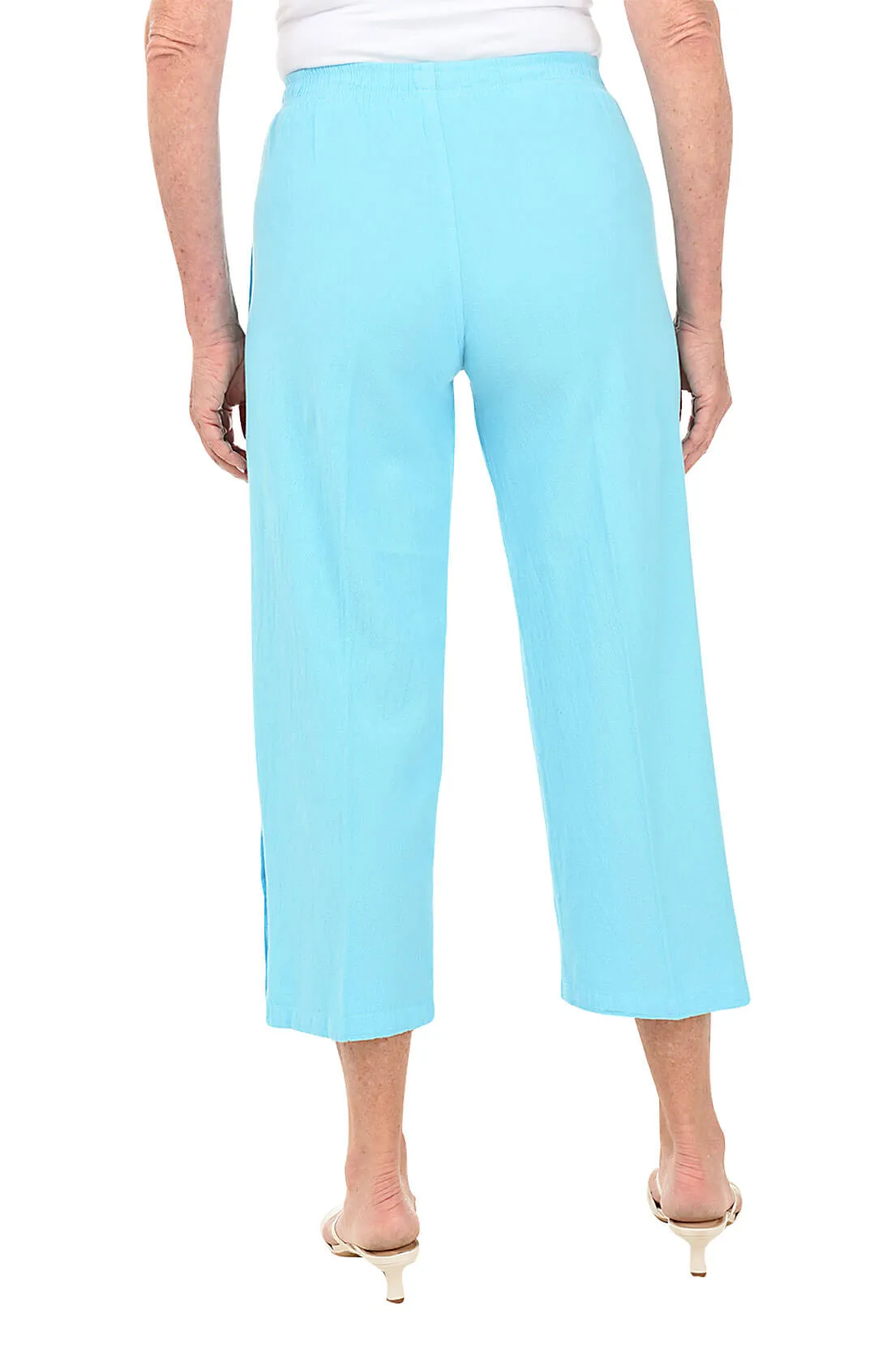 Crinkle Malibu Capri Pant