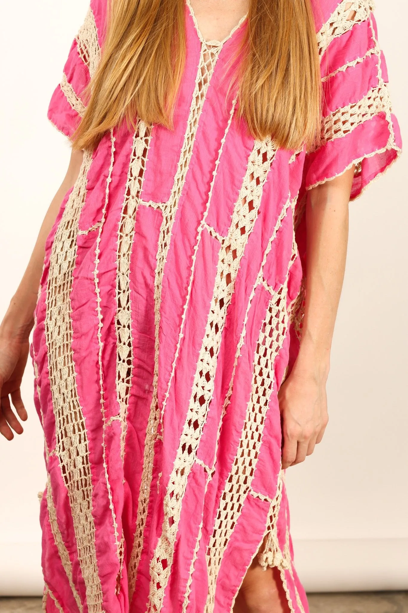 CROCHET KAFTAN SUNKISSED X FREE PEOPLE