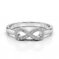 Diamond Bow Ring .12tw