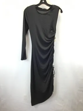 Dress Party Midi By Zara In Black, Size: M