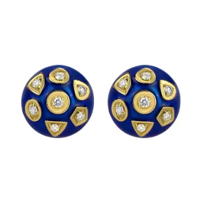 Earrings - Diamond (enamel) (2015A)