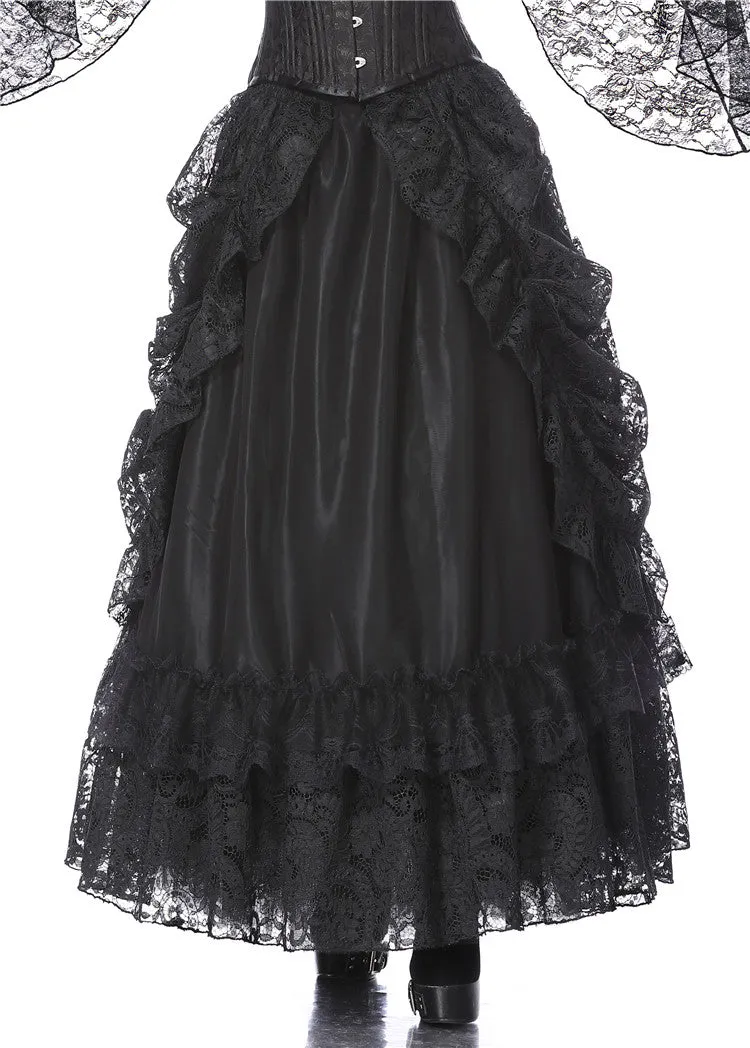 Gothic eleglant court skirt (price no incl. petticoat) KW123BK