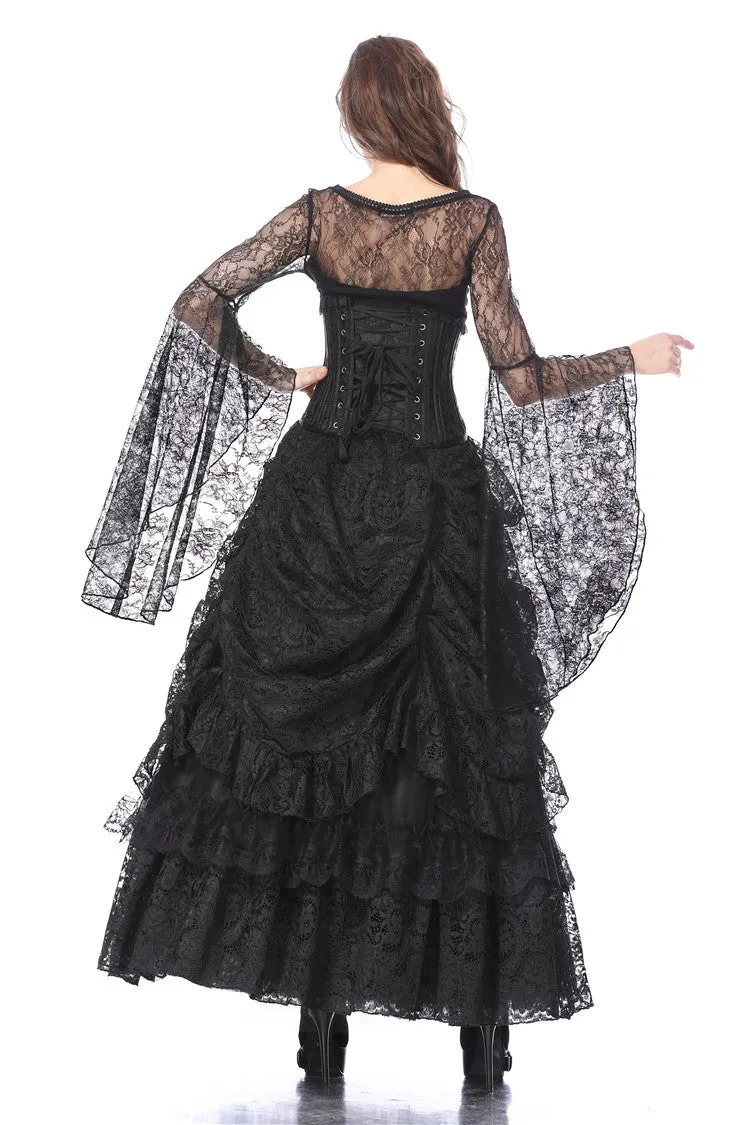 Gothic eleglant court skirt (price no incl. petticoat) KW123BK