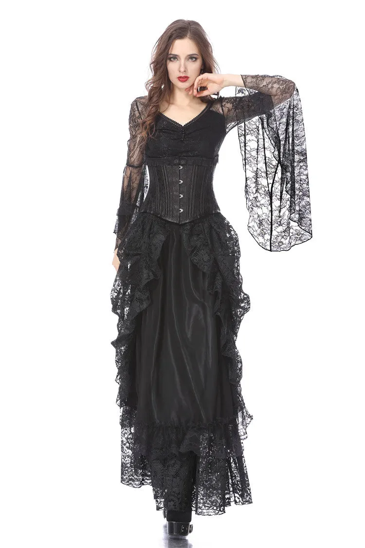 Gothic eleglant court skirt (price no incl. petticoat) KW123BK