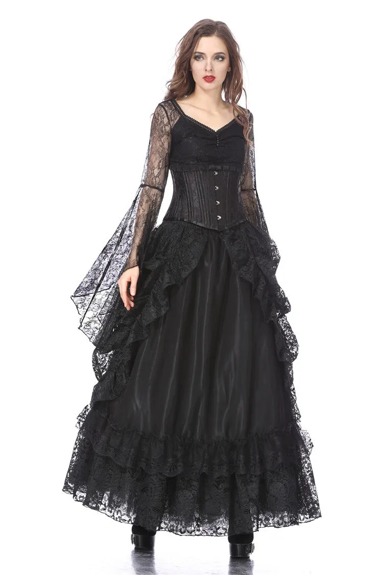 Gothic eleglant court skirt (price no incl. petticoat) KW123BK