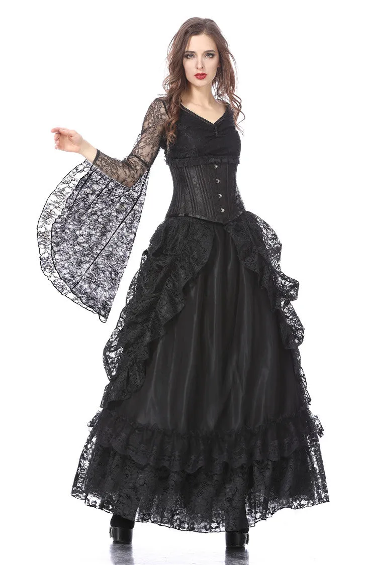 Gothic eleglant court skirt (price no incl. petticoat) KW123BK