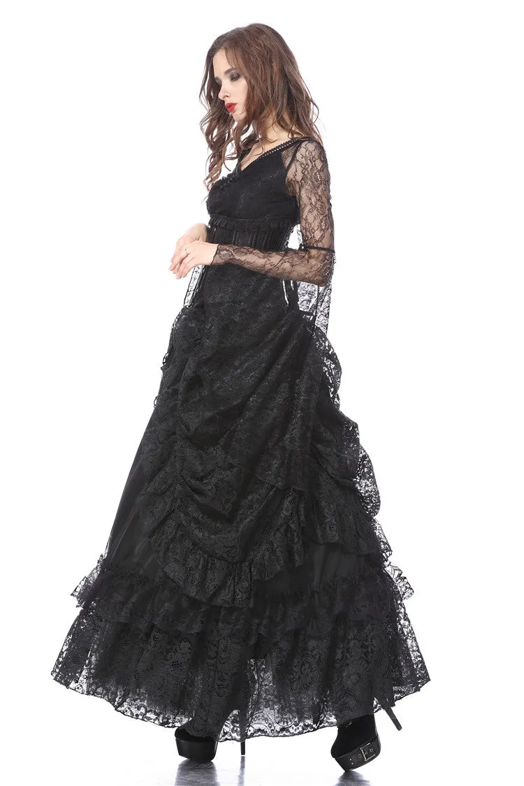 Gothic eleglant court skirt (price no incl. petticoat) KW123BK