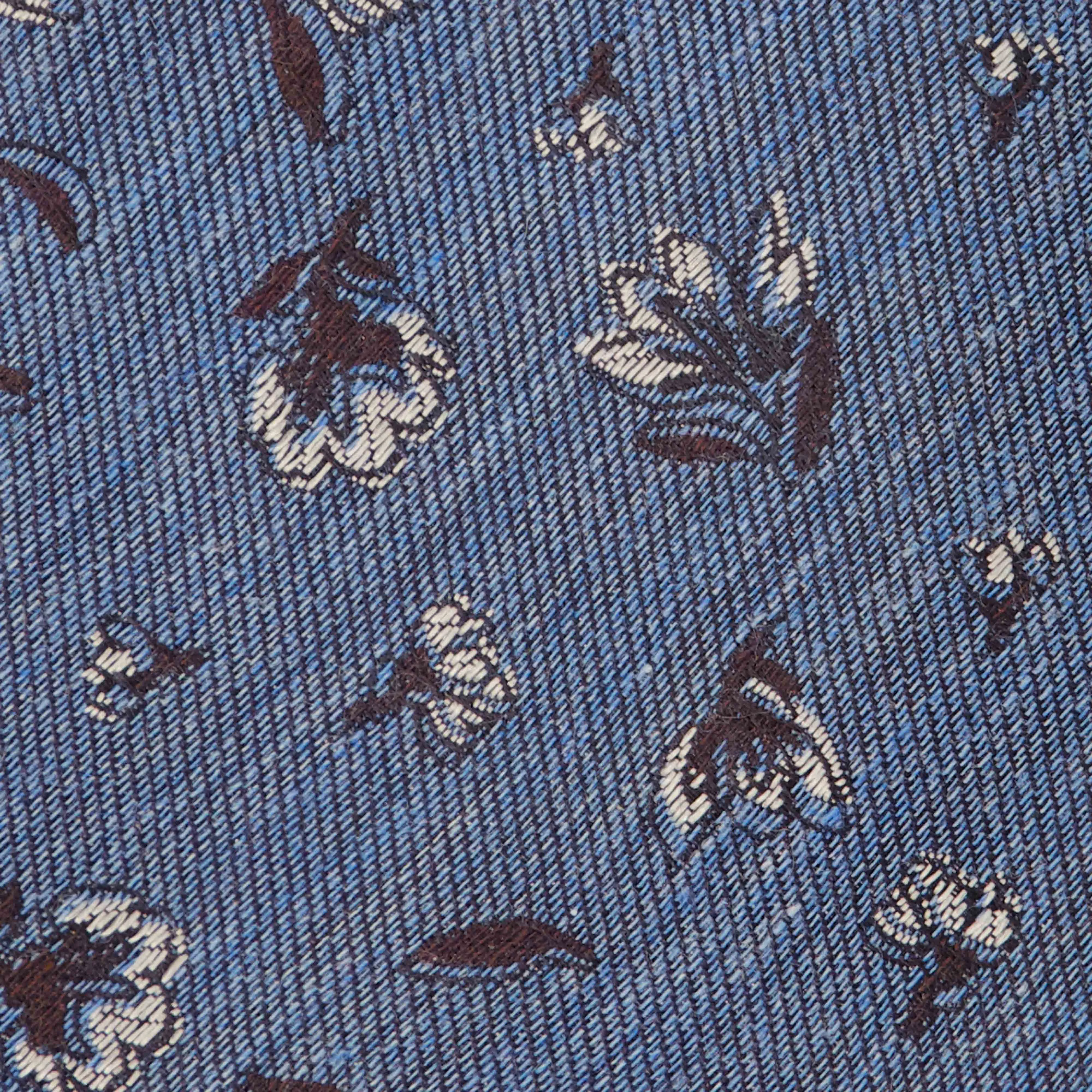 Grazioso Floral Blue Tie