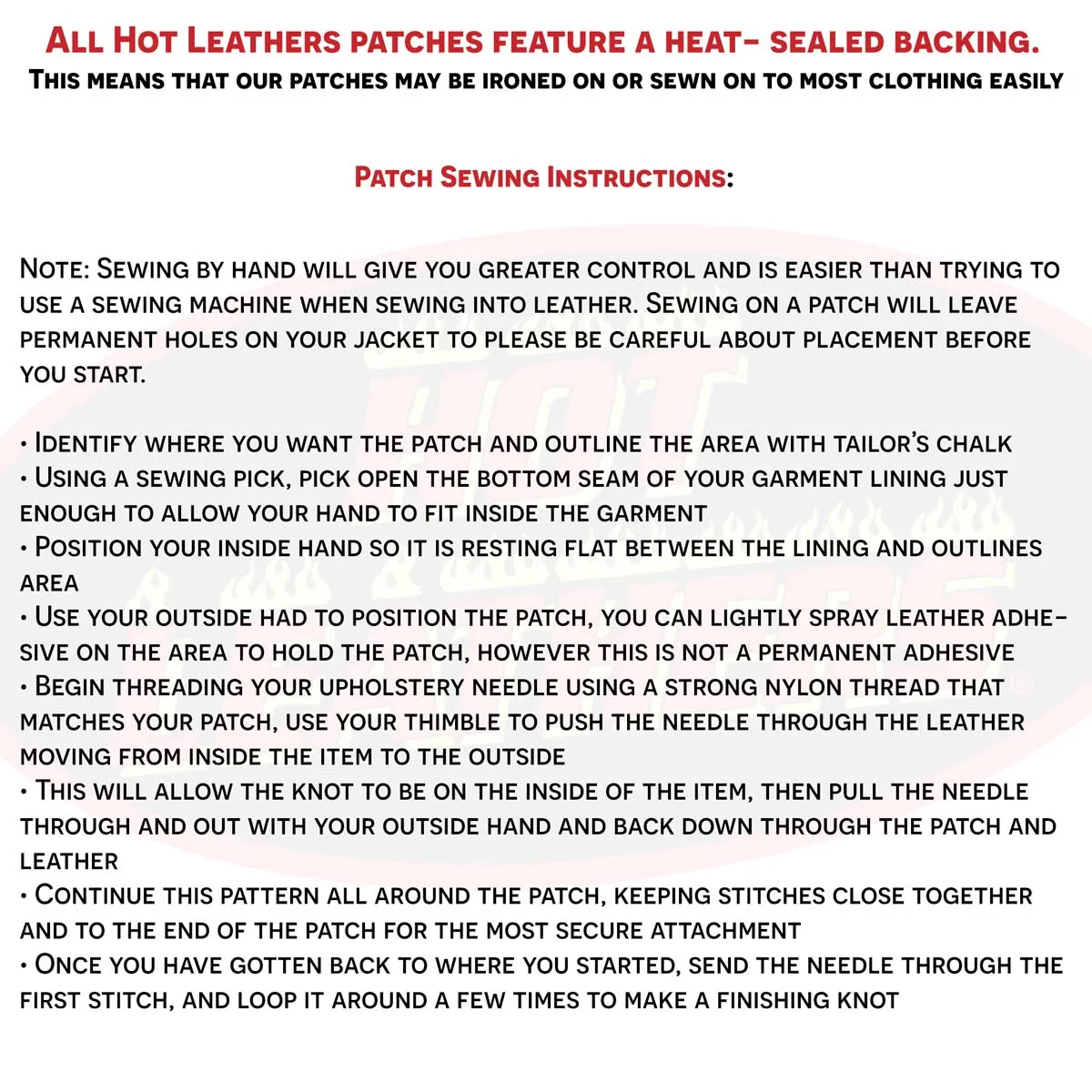 Hot Leathers Clothing Optional Patch PPL9910