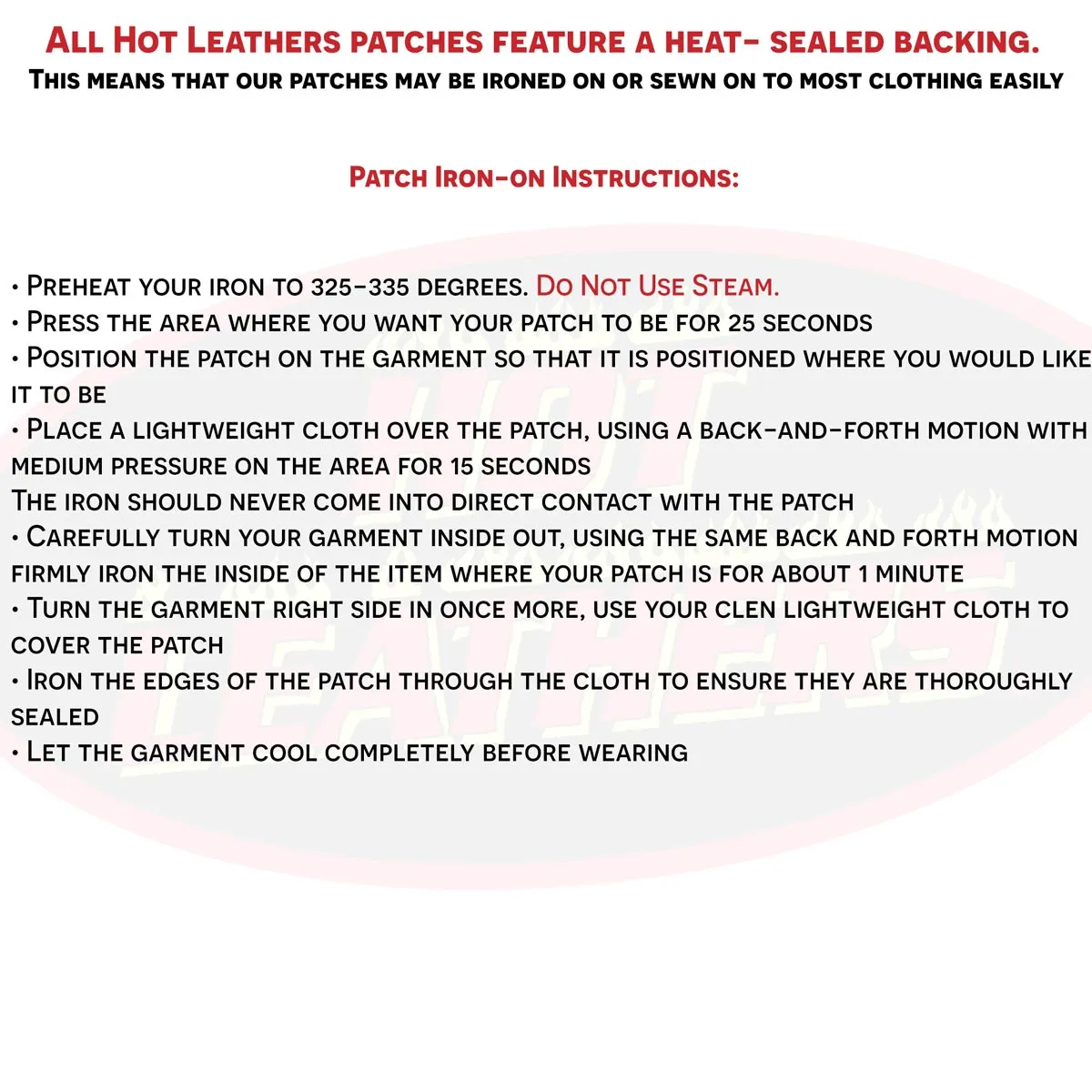 Hot Leathers Clothing Optional Patch PPL9910