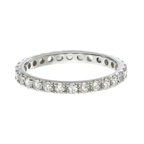 Josephine Band White Gold Diamond 2mm