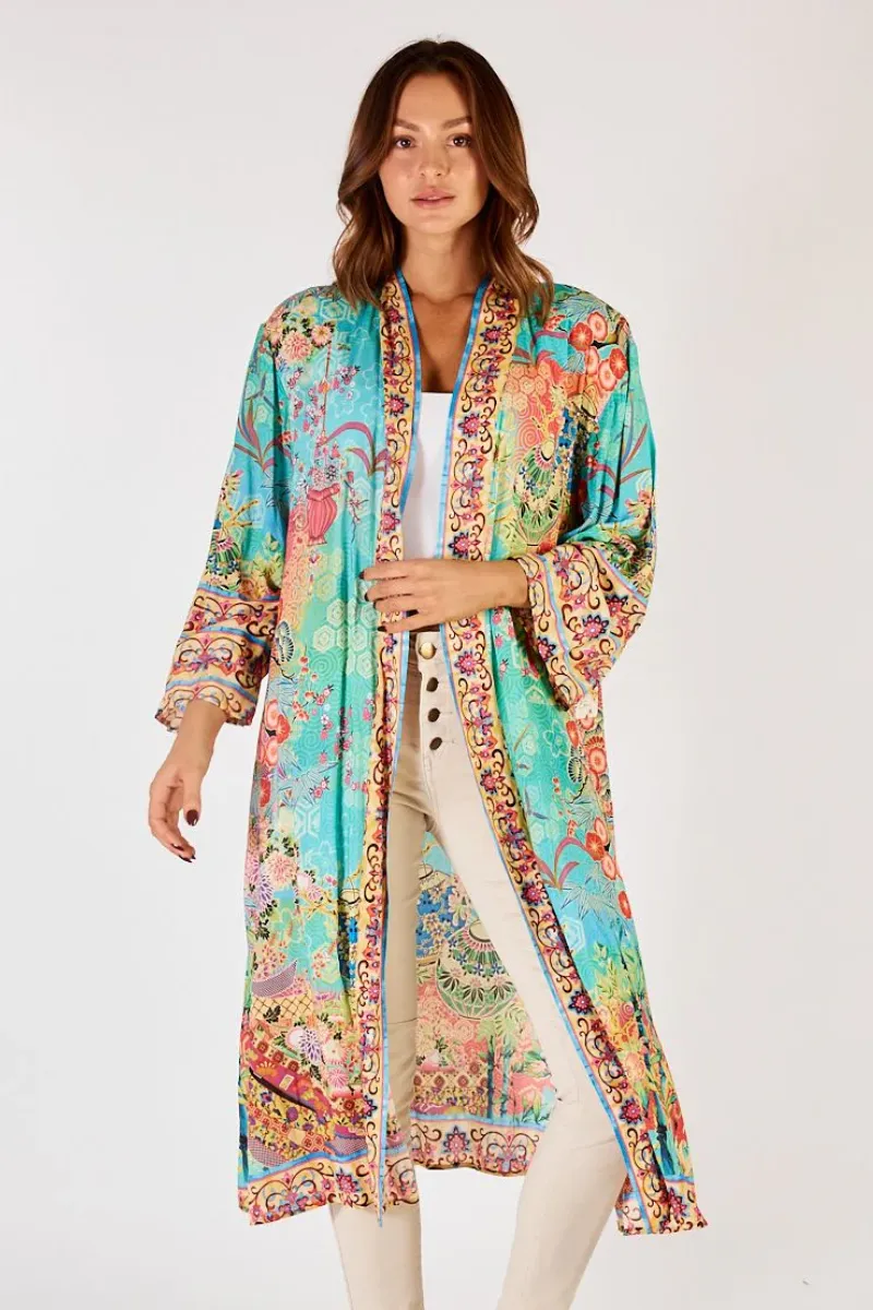 Lula Life Sybil Kimono Lagoon