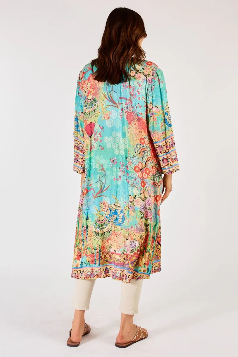 Lula Life Sybil Kimono Lagoon