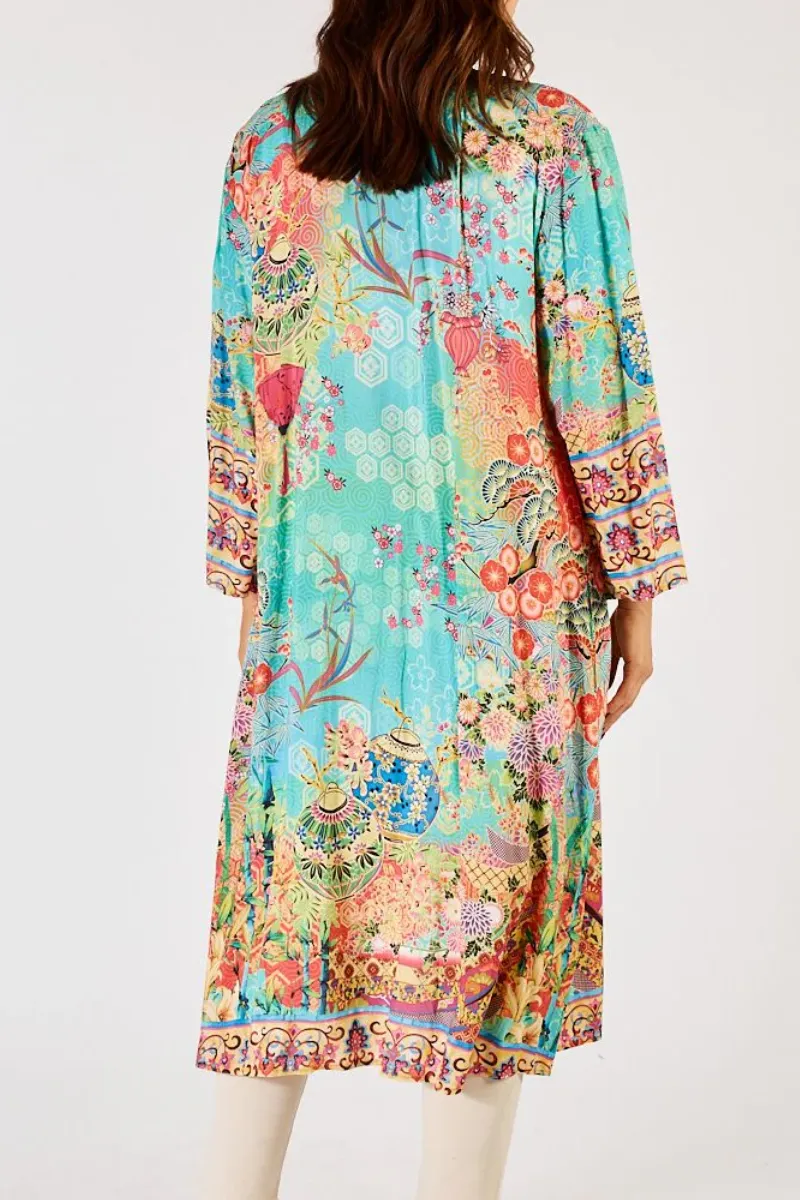 Lula Life Sybil Kimono Lagoon