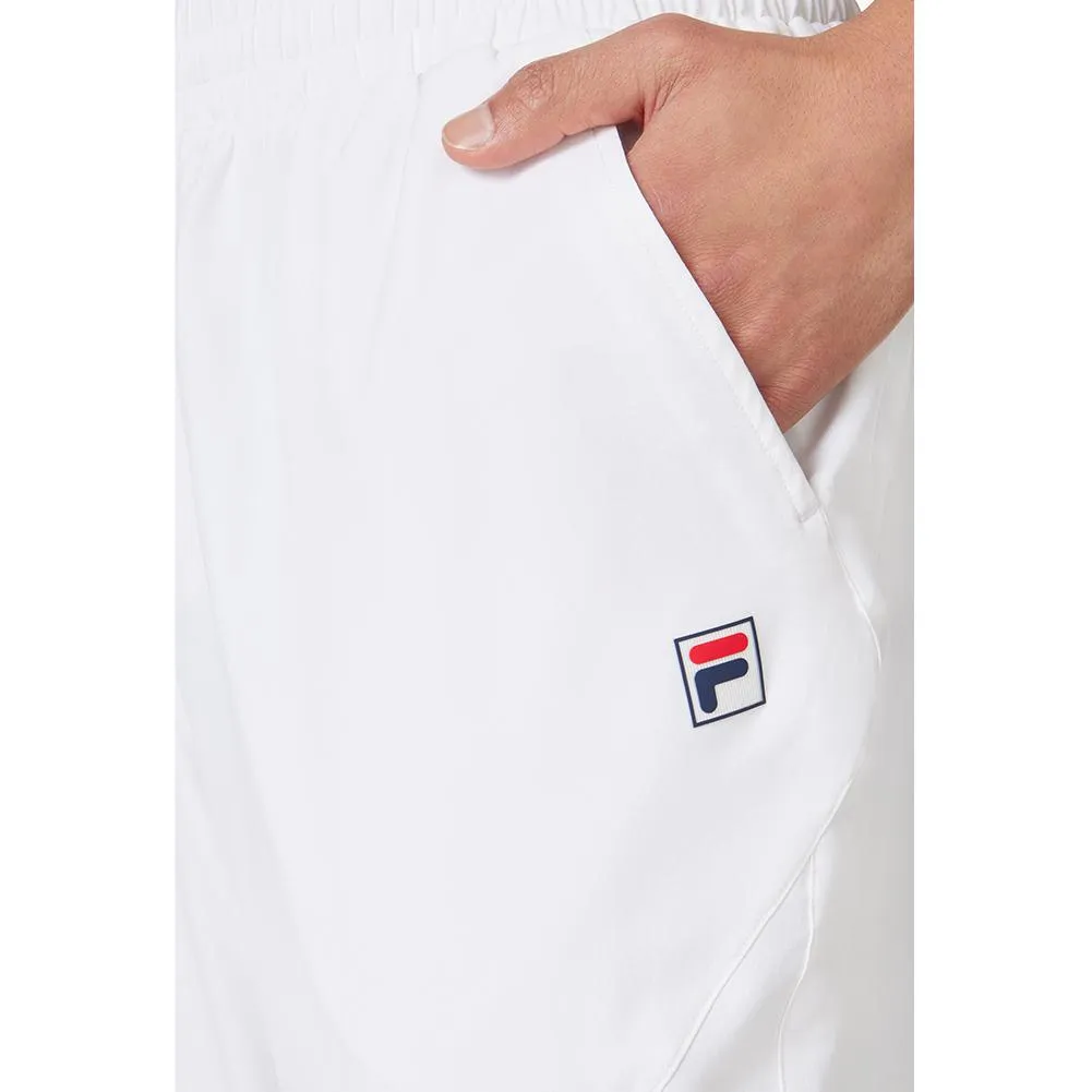 Men's Woven Court Tennis Track Pant White