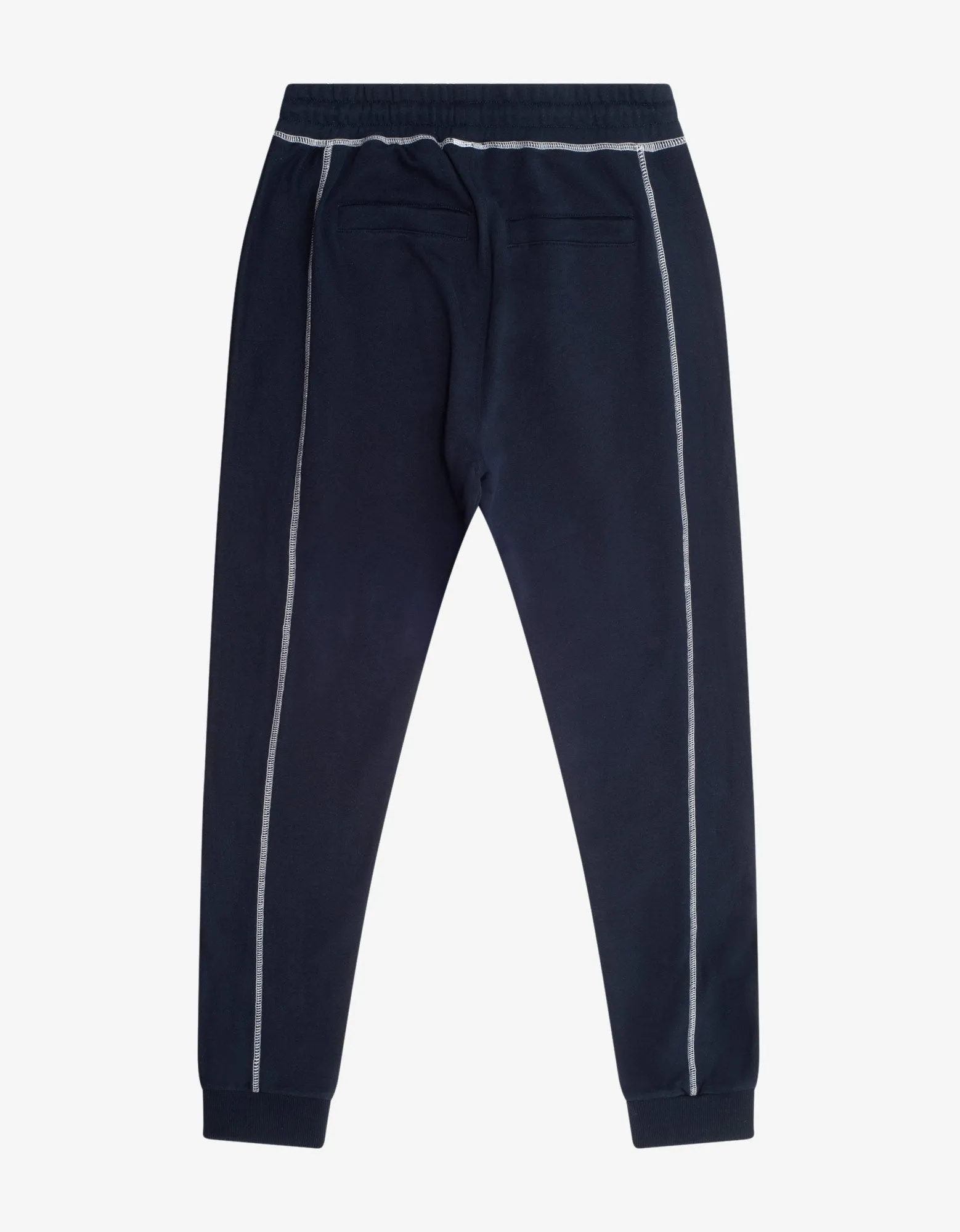 Navy Blue Tiger Crest Sweat Pants -