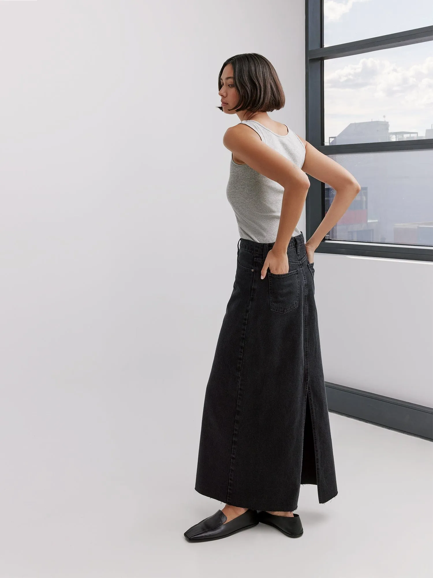 Roxanne Skirt Back Split Elemental