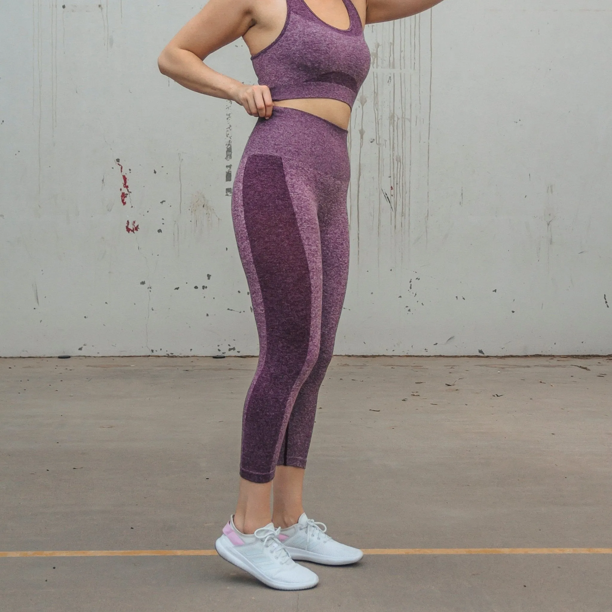 Seamless Power Capris - Purple