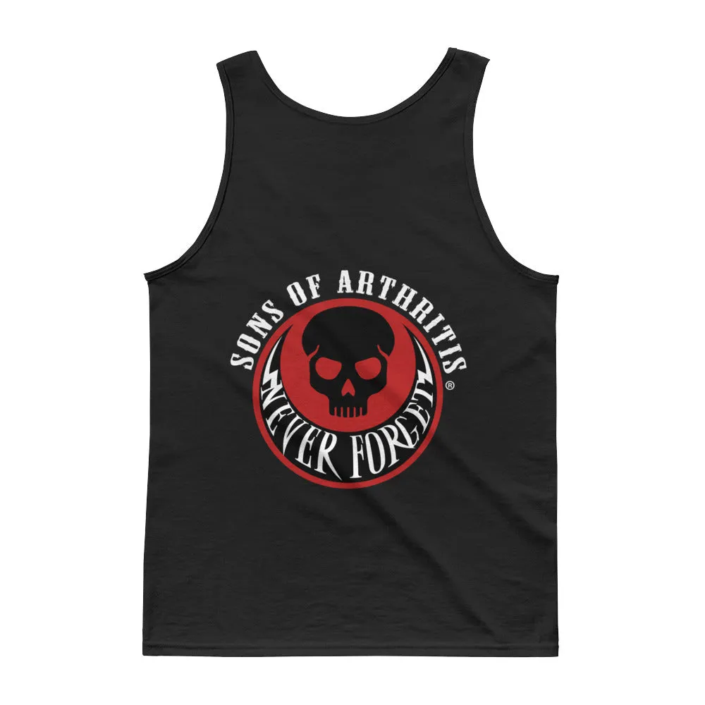 Sons of Arthritis NEVER FORGET Black Tank top