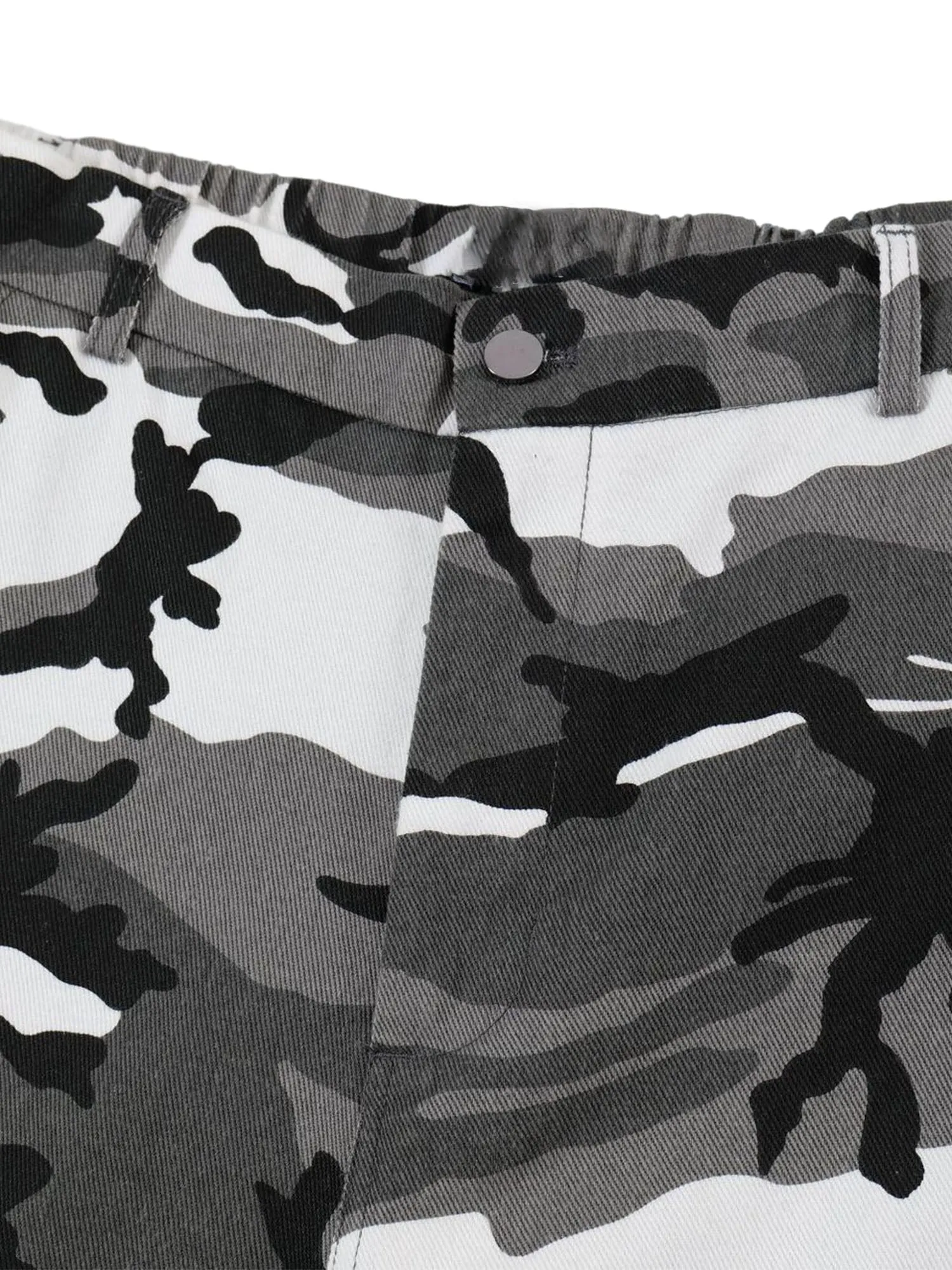 Thesupermade American High Street Camouflage Workwear Casual Jorts