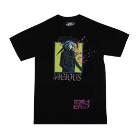 Venomous Snake Vicious Black Tee