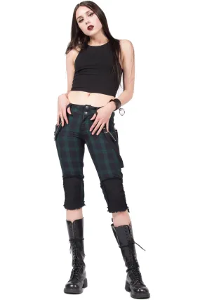 Vintage Punk & Disorderly Green Capri Pants